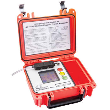 Analizador de oxígeno - Trimix 4001 - Process Sensing Technologies - de helio / de temperatura / portátil