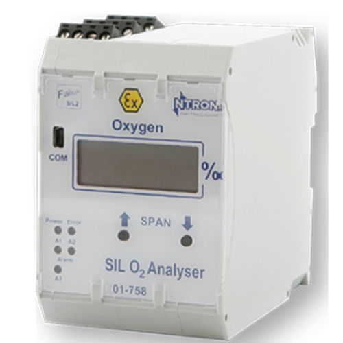 Transmisor de gas de oxígeno - SIL-O2 - Process Sensing Technologies - de nitrógeno / electroquímico / con visualización