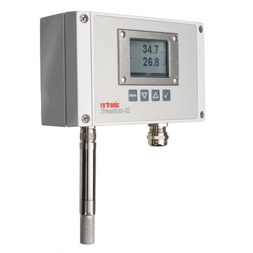 Sensor de temperatura y de humedad relativa - Rotronic HYGROFLEX5-EX - HF5-EX - Process Sensing Technologies - de pared / analógico / antideflagrante