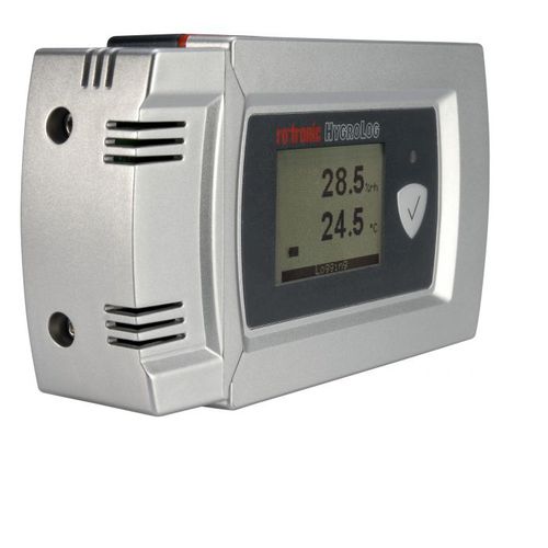 Registrador de datos de temperatura y humedad - Rotronic HYGROLOG HL-20D - Process Sensing Technologies - USB / con interfaz PC / con pantalla