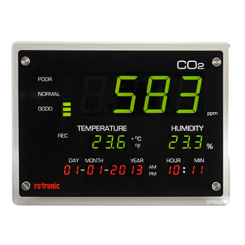 Visualizador LCD - Rotronic CO2 Display - Process Sensing Technologies - para medición de temperatura / de humedad relativa / para medición de CO2