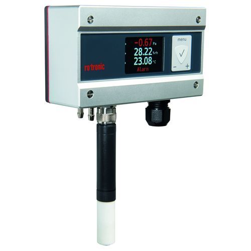 Transmisor de presión diferencial - Rotronic PF series - Process Sensing Technologies - de membrana / analógico / RS-485