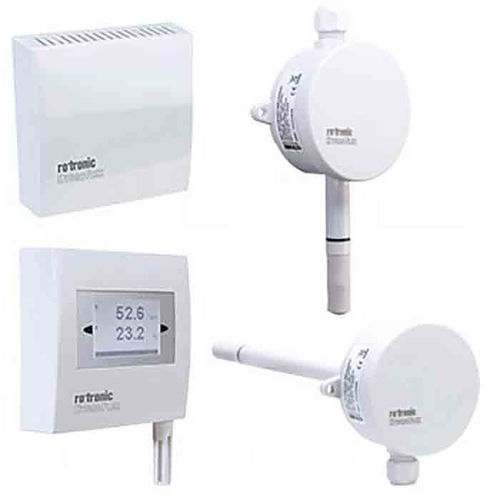 Sensor de temperatura y de humedad relativa - Rotronic HF3-  - Process Sensing Technologies - de pared / instalado en conducto