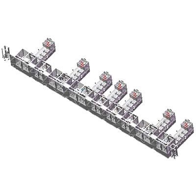 Línea de ensamblaje automática - RoboTechnik Intelligent Technology Co., Ltd. - modulable / de prueba