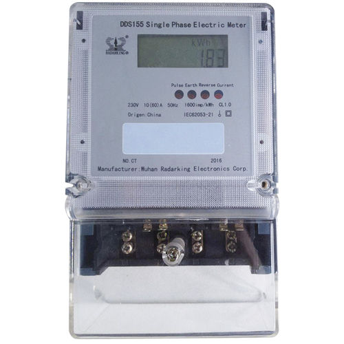 Contador de energía eléctrica monofásico - DDS155 - Wuhan Radarking Electronics Corp - para montaje sobre panel / 50 Hz / inteligente