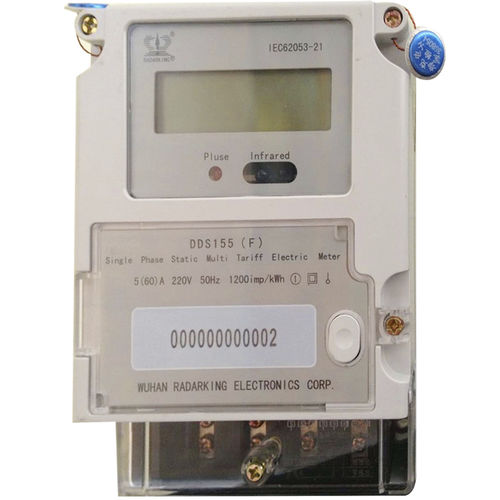 Contador de energía eléctrica monofásico - DDS155F - Wuhan Radarking Electronics Corp - para montaje sobre panel / RS-485 / digital