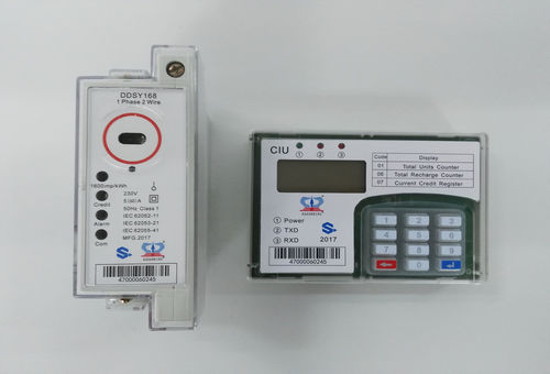 Contador de energía eléctrica monofásico - Wuhan Radarking Electronics Corp - en riel DIN / 50 Hz / 60 Hz