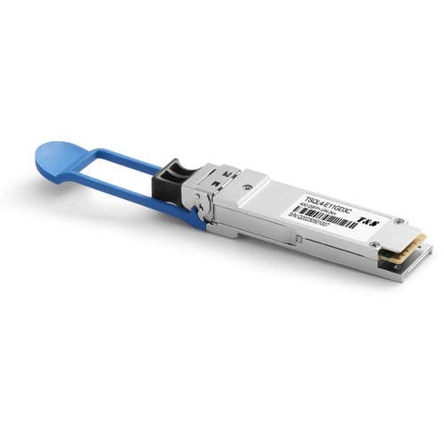 Transceptor para fibra óptica - TSQL4-E11GD3C - T&S Communications - Gigabit Ethernet / QSFP+