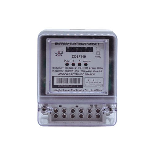Contador de energía eléctrica trifásico - DDSF149 - JIANAN ELECTRONICS CO., LTD. - para montaje sobre panel / 60 Hz / por ultrasonidos