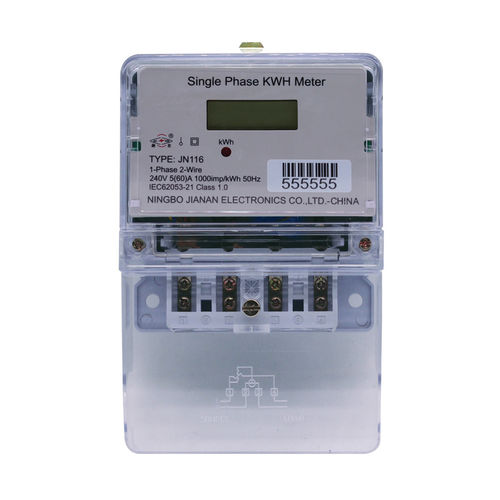 Contador de energía eléctrica monofásico - JN116 - JIANAN ELECTRONICS CO., LTD. - para montaje sobre panel / digital