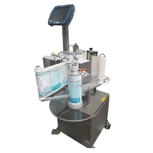 Etiquetadora vertical - C4-2 - Changchun Rochiev Intelligent Equipment Manufacturing Co., Ltd. - automática / de latas / para barriles