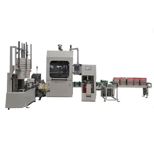 Línea de llenado automática - A51 - Changchun Rochiev Intelligent Equipment Manufacturing Co., Ltd. - de latas / de cubos / para líquido