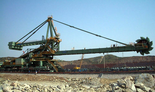 Apiladora-recogedora con rodetes - DQLK series - DALIAN HUARUI HEAVY INDUSTRY GROUP CO.,LTD.