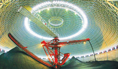 Apiladora-recogedora con rodetes - DQGY series - DALIAN HUARUI HEAVY INDUSTRY GROUP CO.,LTD.