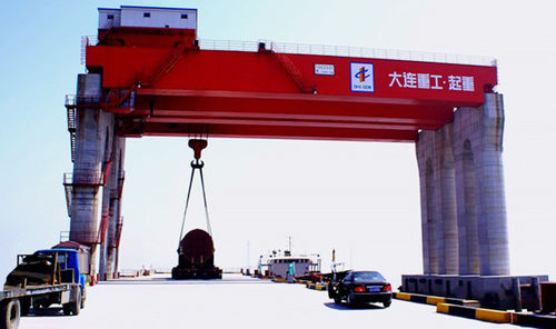Puente grúa de gran capacidad - DALIAN HUARUI HEAVY INDUSTRY GROUP CO.,LTD. - monorriel