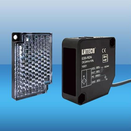Sensor fotoeléctrico de barrera - ES5 series - Shandong laien optic-electronic technology co.,ltd. - de reflexión directa / retrorreflector / rectangular