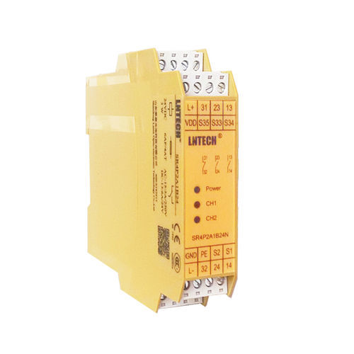 Relé de seguridad de parada de emergencia - SR4P2A1B24C - Shandong laien optic-electronic technology co.,ltd. - para cortina fotoeléctrica / 1NC / 2NA