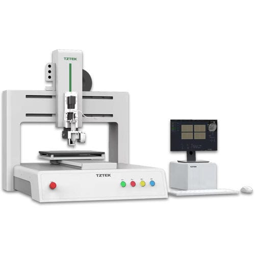 Máquina para aplicación de cola compacta - Vela 03X series  - TZTEK Technology Co.,ltd - con sistema de inspección / de mesa / para la industria electrónica