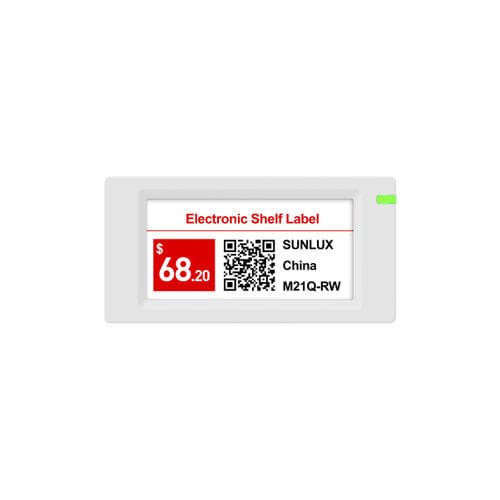 Etiqueta testigo - M21Q-RW - SUNLUX IOT Technology (Guangdong) Inc. - para radio / rectangular / blanca