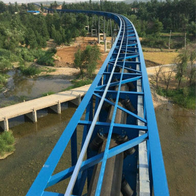 Cinta transportadora tubular - ZHEJIANG DOUBLE ARROW RUBBER CO., LTD. - de caucho / de alta resistencia / con cables de acero