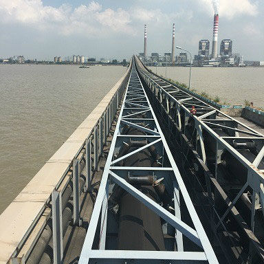 Cinta transportadora tubular - ZHEJIANG DOUBLE ARROW RUBBER CO., LTD. - de caucho / de tejido / de proceso