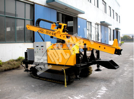 Perforadora con orugas - YGL-20X - WUXI JINFAN DRILLING EQUIPMENT CO.,LTD. - rotativa / hidráulica / para obra de construcción