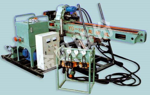 Perforadora horizontal - YG-80 - WUXI JINFAN DRILLING EQUIPMENT CO.,LTD. - fija / rotativa / hidráulica