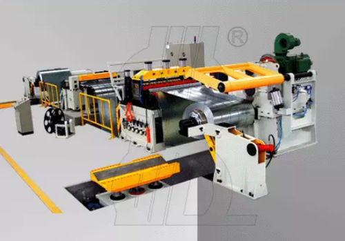 Línea de corte en bandas de banda de metal - HL-ZJ1250-90A - Hengli CNC TechnologyCo., Ltd - alimentada por bobina