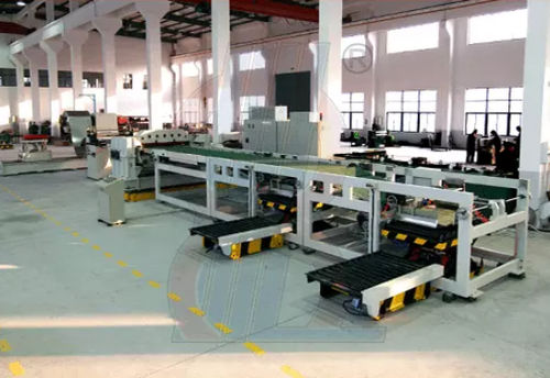 Línea de corte de punzonado - FS-1 - Hengli CNC TechnologyCo., Ltd - para aluminio / de placas / de bobinas