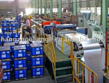 Línea de corte de punzonado - HL1200BS4 - Hengli CNC TechnologyCo., Ltd - para aluminio / de placas / de bobinas