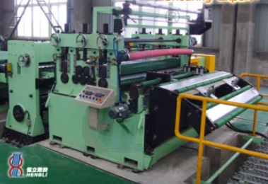 Línea de corte transversal para metal - Hengli CNC TechnologyCo., Ltd - de bobinas / de placas / controlada por PLC