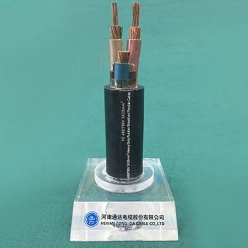 Cable eléctrico de alimentación - Henan Tong-Da Cable Company - aislado / armado / con funda de caucho