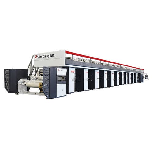 Máquina de impresión por huecograbado - SGE-F series - Guangdong Shanzhang Industry Co., Ltd. - para papel / de film de plástico / para hojas de aluminio