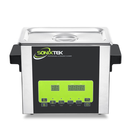 Limpiador ultrasónico benchtop - STS-030-T02H100 - Sonixtek - con temporizadores / de acero inoxidable / industrial