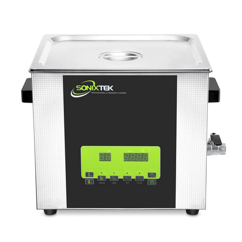 Limpiador ultrasónico benchtop - STS-150-T06H400 - Sonixtek - con temporizadores / de acero inoxidable / industrial
