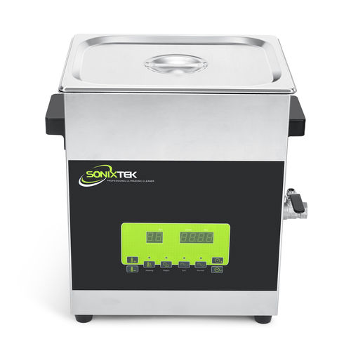 Limpiador ultrasónico benchtop - STS-150-T06H500 - Sonixtek - con temporizadores / de acero inoxidable / industrial