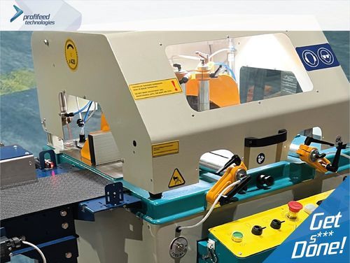 Sierra semiautomática - A420 Semi-Automatic Solid Timber Saw - ProfiFeed Technologies