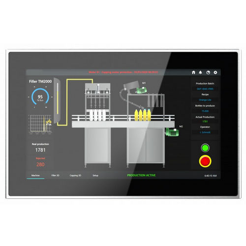 Monitor LCD - IMF-240X - INDATECH - con tecnología capacitiva proyectada / con pantalla táctil multipuntos / con pantalla táctil resistiva de 5 hilos
