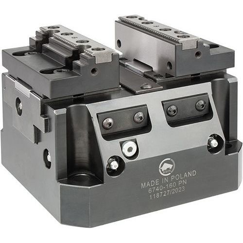 Mordaza para máquina herramienta - 6740-160 PN - Bison S.A. - neumática / de precisión / autocentrante