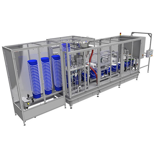 Máquina de etiquetado para cubos - Albertina Machinery spol. s.r.o.