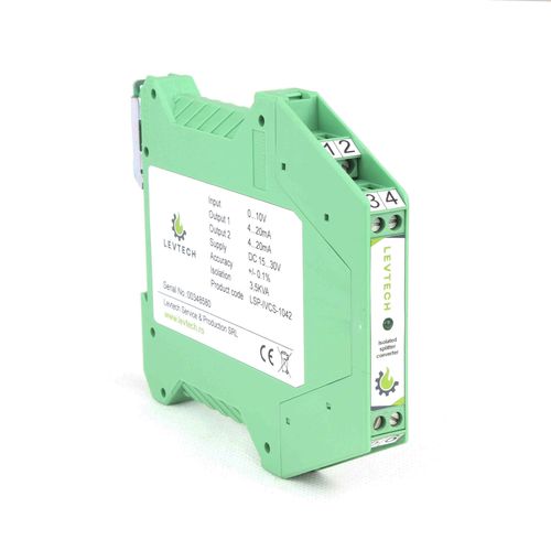 Convertidor de señal con aislamiento galvánico - LSP-IVCS series - Levtech Service  Production SRL - analógico / transmisor / aislante