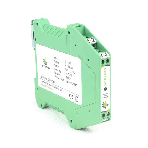 Convertidor de señal analógico - LSP-IC series - Levtech Service  Production SRL - transmisor / aislante / en riel DIN