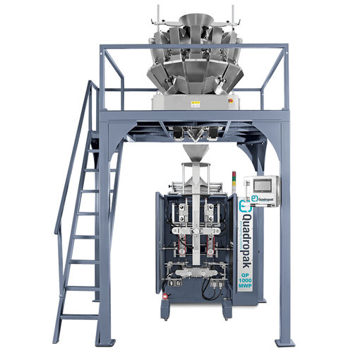 Ensacadora vertical - QP-1000-MWP  - CMN MAKİNE ELEKTRİK GIDA OTOMOTİV SAN. TİC. LTD. ŞTİ. - VFFS / de pasta / con pesadora multicabezal