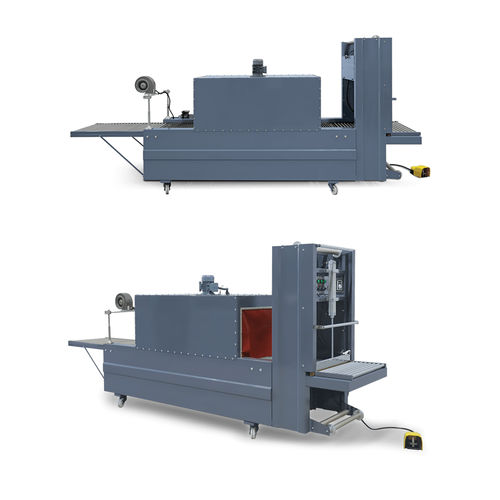 Retractiladora semiautomática - QP-1000-SSP - CMN MAKİNE ELEKTRİK GIDA OTOMOTİV SAN. TİC. LTD. ŞTİ. - con túnel de retracción