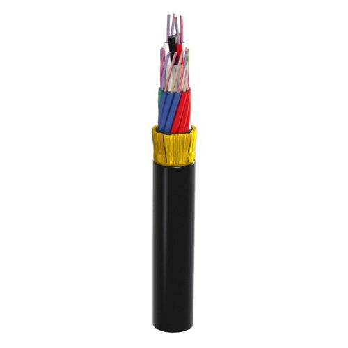 Cable óptico de datos - EE5102F - CABLESCOM - antipropagación de fuego / resistente a los UV / armado