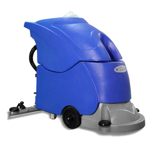 Barredora fregadora con operador a pie - E series - CLEANVAC - eléctrica / para espacio público / de desechos