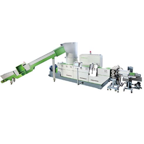Unidad para reciclado para PE - ML100 - Chengdu PURUI Polymer Engineering Company - para PP / con granulación
