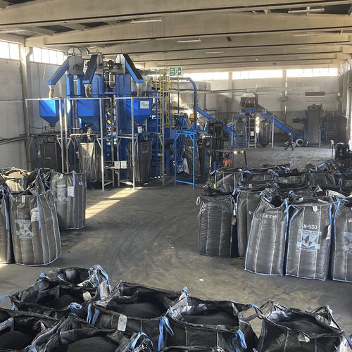 Unidad para reciclado para caucho - KATANA MAKINA ENERJI SANAYI TICARET LIMITED STI. - de neumáticos / separación de metales / mediante trituración