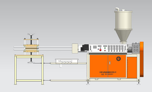 Línea de extrusión refrigerada con agua - POM - Wuxi JKS Machinery Manufacturing Co.,Ltd - monoestrato / de tubos / para PVC