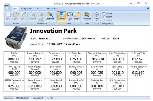 Software de medición - iLink 2012  - KISTERS - HyQuest Solutions - configuración / de grabadora de datos